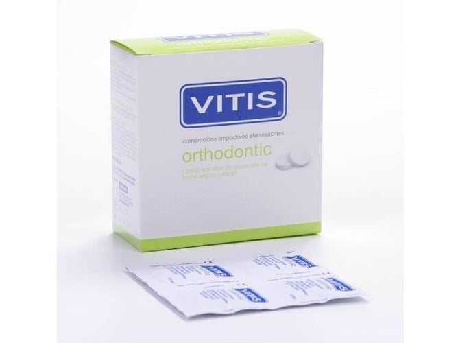 Vitis Orthodontic 32 comp limpiador bucal effervescent cleaning tablets