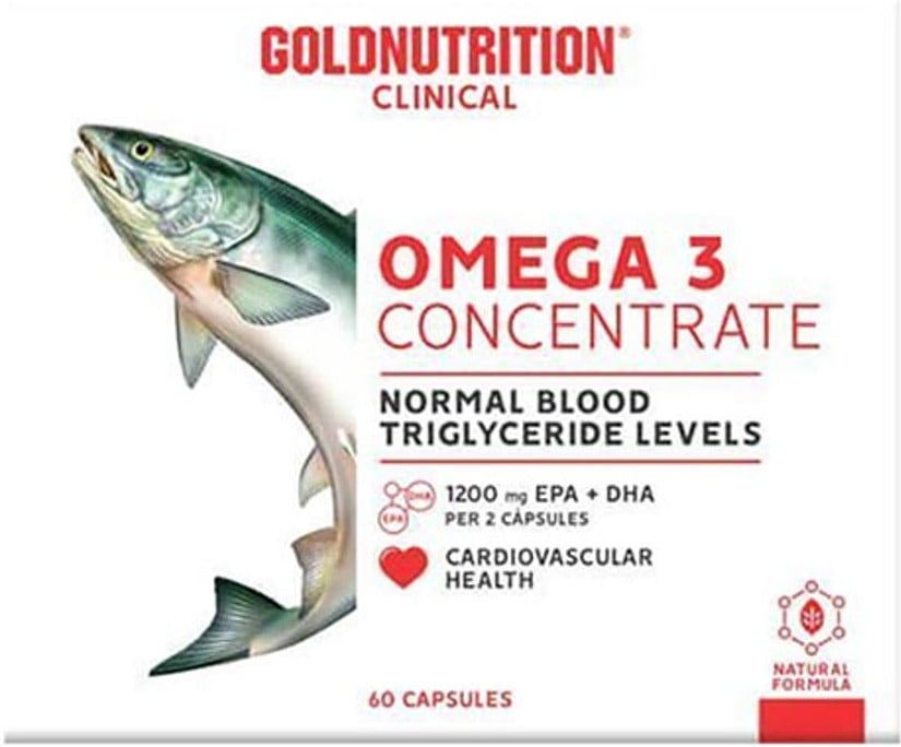 Complemento Alimentar GOLDNUTRITION Omega 3 Concentrado-Gn Clinical (Cítricos - 3 g)