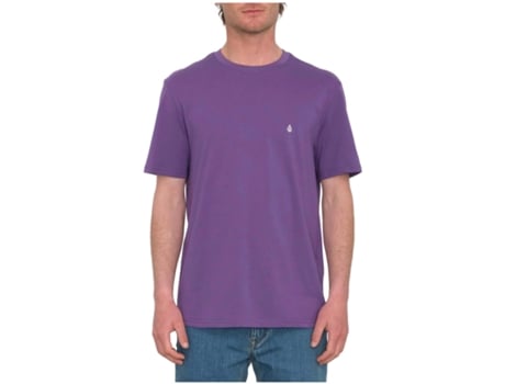 Camiseta de Hombre VOLCOM Corta Blanks Morado (M)