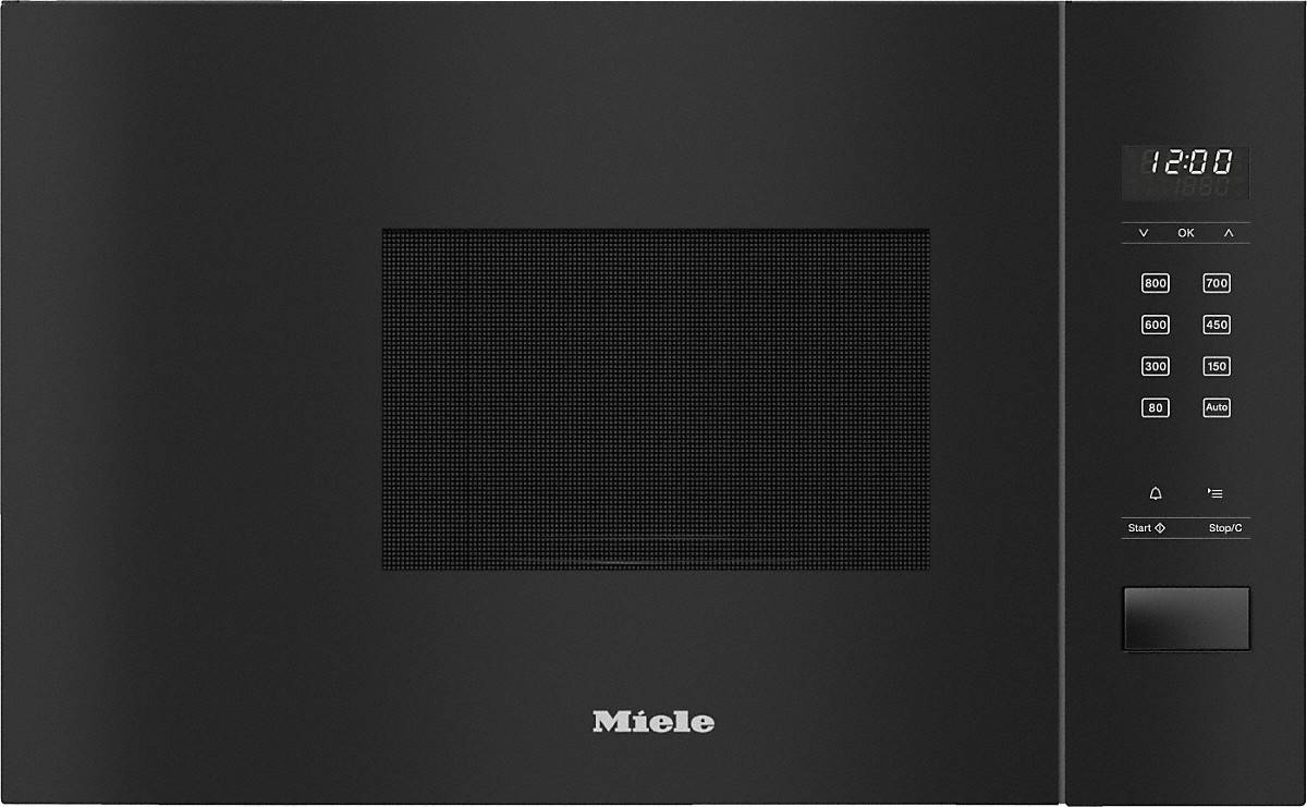 Microondas Integrable MIELE M 2230 SC OBSW (17 L - Sin Grill - Negro)