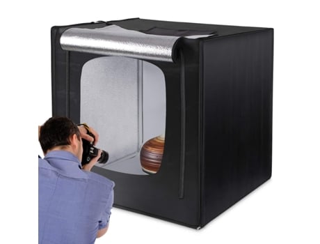 Caja para fotografia de producto 80x80 caja iluminacion fondos vinilo