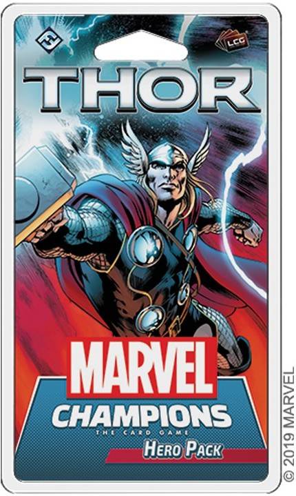 Juego De Cartas fantasy flight marvel champions thor 14 años games hero pack 1 4 jugadores 40 70