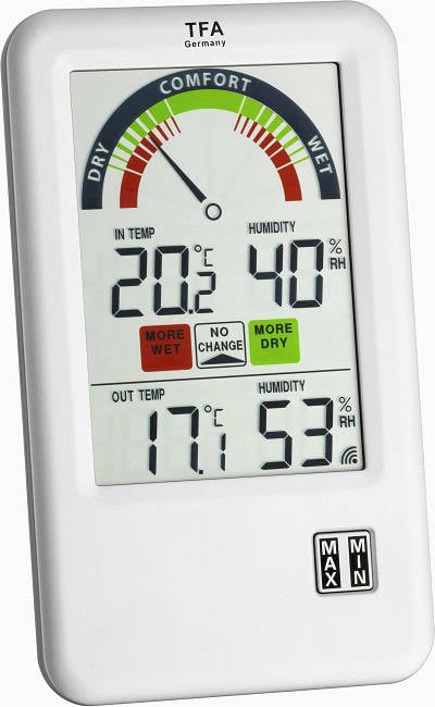 Estación meteorológica digital TFA-DOSTMANN 30.3045  blanco