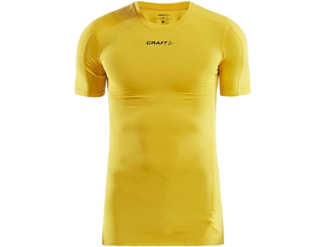 Ropa interior para Hombre CRAFT Pro Control Compresión Amarillo para Tenis (S)