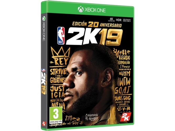 Juego Xbox One NBA 2K19 20 Aniversario