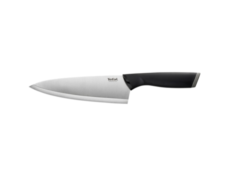 Cuchillo de Cocinas de Chef TEFAL K2213214 Negro Acero Inox 20 cm