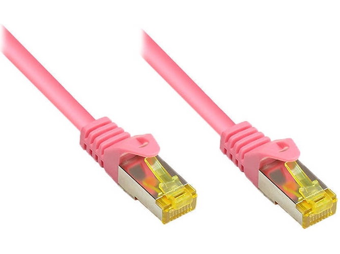 Cable de Red ALCASA (RJ45 - 20 m - Rosa)