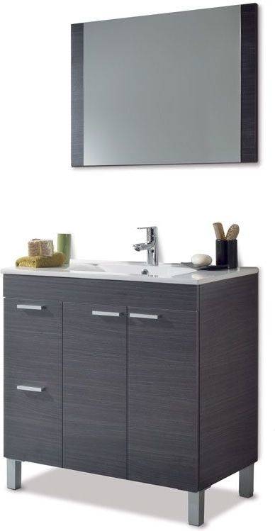 Mueble de Baño ARKITMOBEL  (Ceniza - Melamina - 80 x 80 x 45 cm)