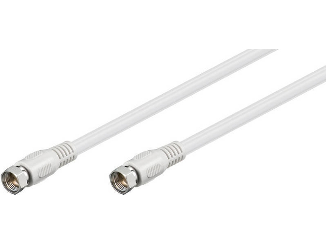 Cable de Antena GOOBAY (Coaxial - 2.5 m - Blanco)