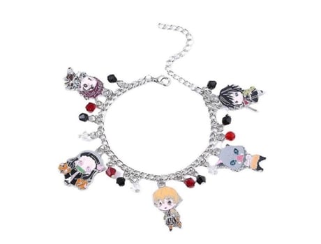 Pulseras de joyería de anime para mujeres Demon Slayer/My Hero