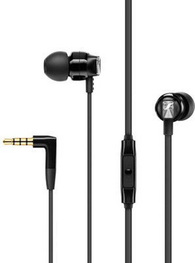 Auriculares con Cable SENNHEISER Cx 300 S (In Ear - Micrófono - Negro)