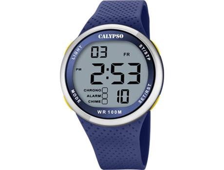 Reloj Digital Calypso hombre goma azul