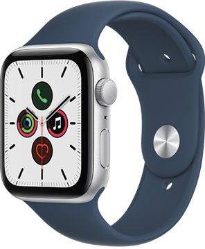 APPLE Watch SE GPS 44 mm Plata con Correa Deportiva Abismo