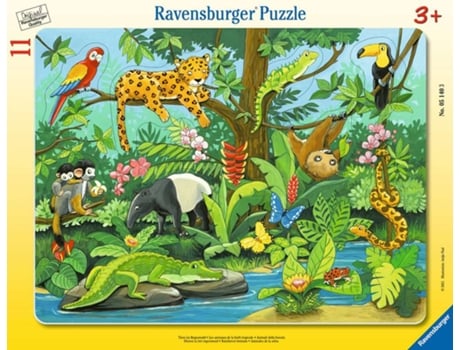 Puzzle RAVENSBURGER 05140 Puzle de figuras 11 pieza(s) Animales