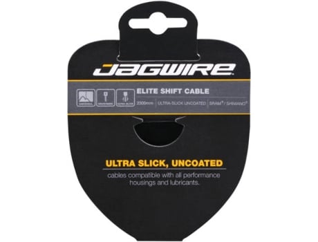 Cableado JAGWIRE Shift Cable-Elite Stainless-1.1X2300Mm-Sram/Shimano (Negro-TU)