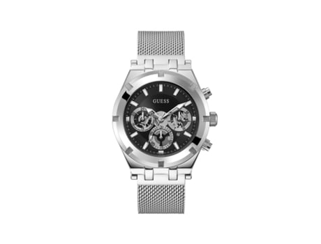 Reloj Hombre GUESS GW0582G1 Negro Plateado