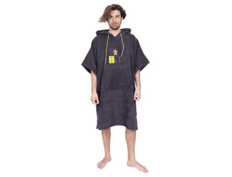 PACIFIQUE SUD Poncho Surf Grey con Mangas