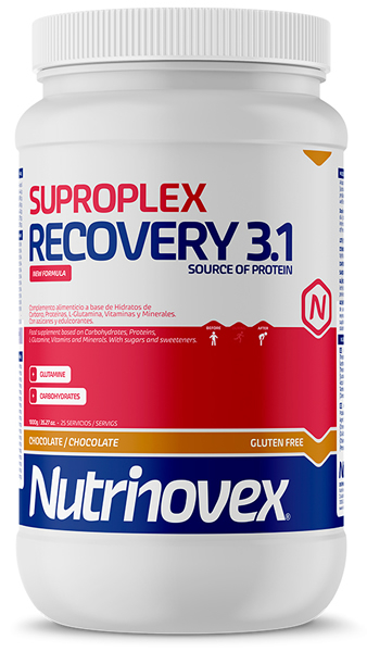 Suplemento Alimentar NUTRINOVEX Suproplex Recovery 3.1 (1 Kg - Fresa)