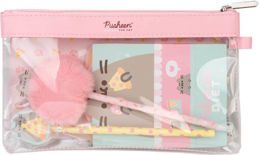 Grupo Erik Set escritura pusheen estuche escolar material pack kit papeleria niña producto licencia oficial sege001 de foodie collection conjunto 2022 6