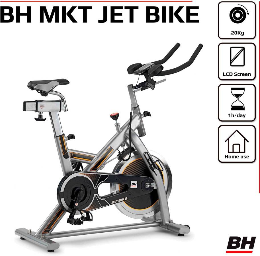 Bicicleta de Spinning BH FITNESS H9158RF (Gris)