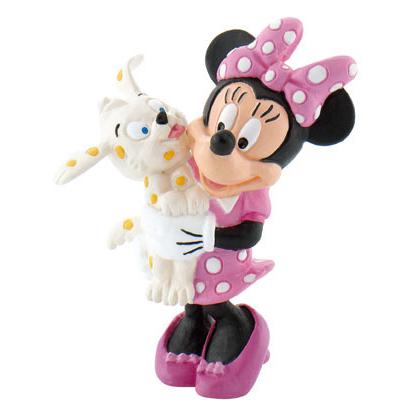 Figura de Jugar BULLYLAND Minnie con Perro