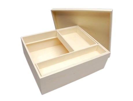 Caja LG (Madera - Multicolor - 41,5 x 13,5 x 34)