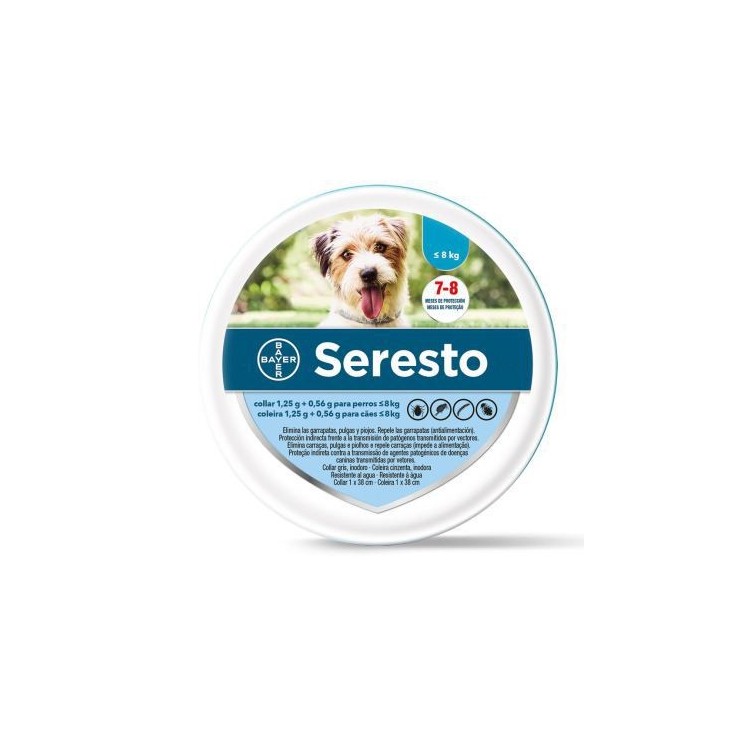 Antiparasitario SERESTO Collar Anti parasítica Perro Hasta