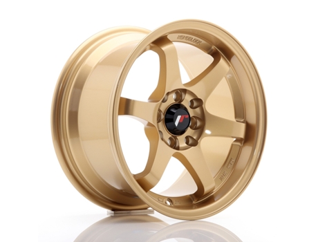 Llanta Japan Racing Jr3 15''X8 Et 25 4X100 4X114,3 Cb 73,1 Gold