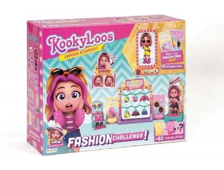 Kookyloos S Fashion challenge muñeca magicbox playset edad 3