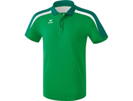 Polo para Hombre ERIMA Liga 2.0 Verde, Blanco para Multideportes (6 años)