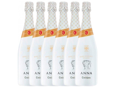 Espumante CODORNÍU Codorníu Anna Blanc De Blancs Cava (0.75 L - 6 unidades)