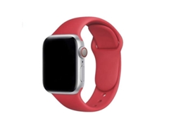 PROBANDS Correa Pulsera Silicona Suave para Apple Watch Series 8 41Mm Rojo