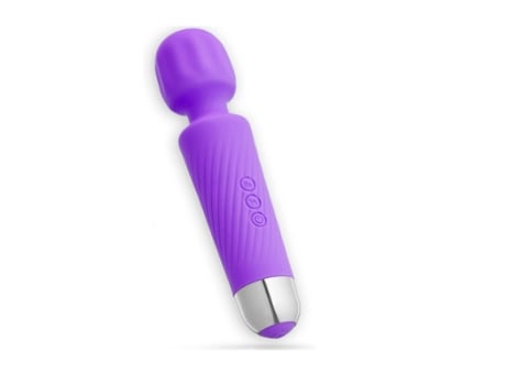 Masajeador Personal para Mujer – Masajeador Corporal con 20 Modos de Vibración y 8 Velocidades – BISBISOUS Morado