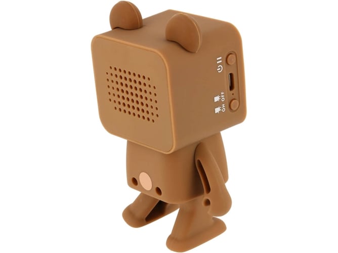 Mobility On Board altavoces para de animales bears altavoz bluetooth oso y manos libres statmobbear naranja con