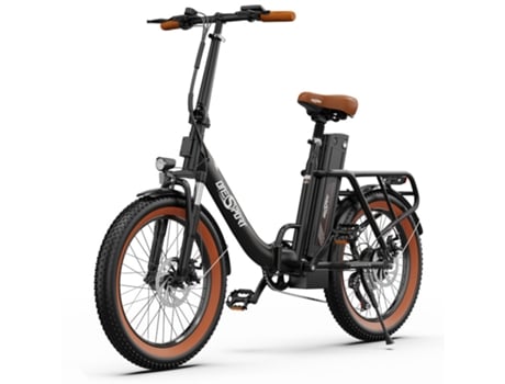 Bicicleta eléctrica ONESPORT OT16 PRO 48V 250W 15.6Ah 20*3.0 Neumático Shimano Freno de disco de 7 velocidades