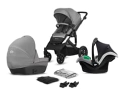 Carrito de bebé PRIME LITE 3 en 1 hasta 22 Kg y grupo 0+ I-size hasta 13 Kg grey KINDERKRAFT