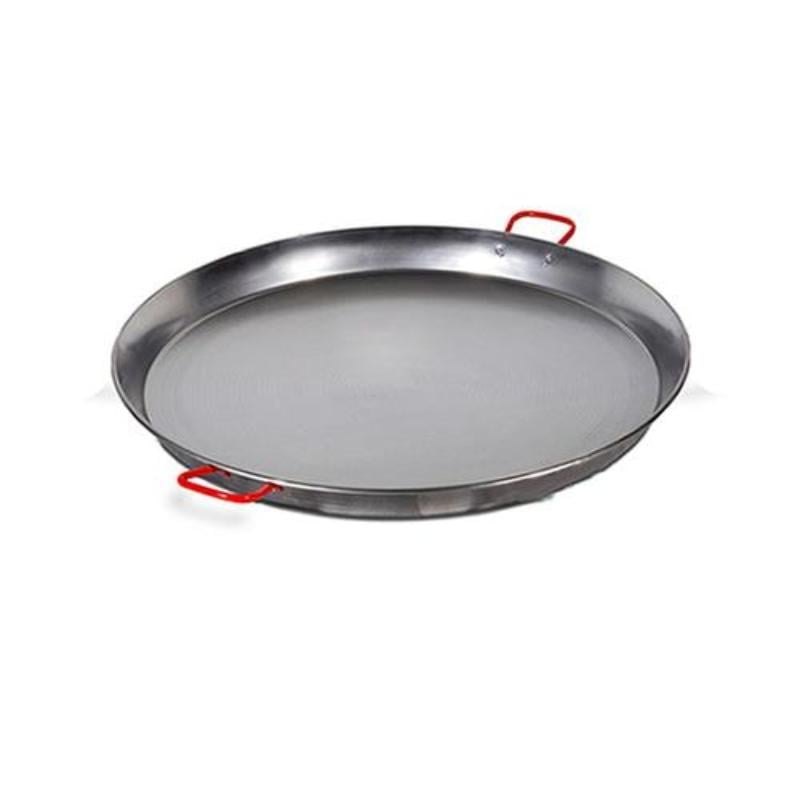 Paellera valenciana de 70 cm. pulida para  25 personas