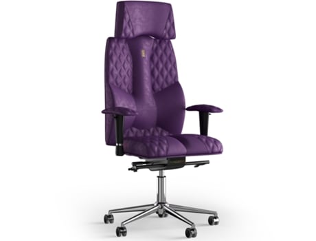 Silla de Oficina KULIK SYSTEM Tejido para Costura de Negócios (Antara - Violeta -130x50x50cm)