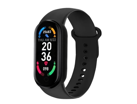 M6 Reloj Bluetooth Pulsera Inteligente Ritmo Cardíaco Presión Arterial Monitoreo De Salud Sji10