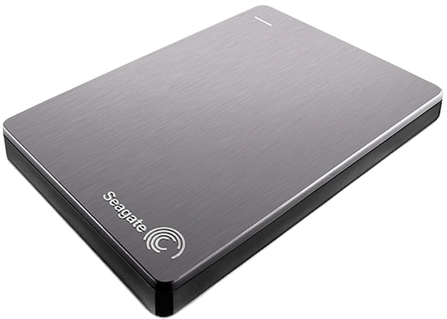 Disco HDD Externo SEAGATE Backup Plus Slim (Plata - 1 TB - USB 3.0)