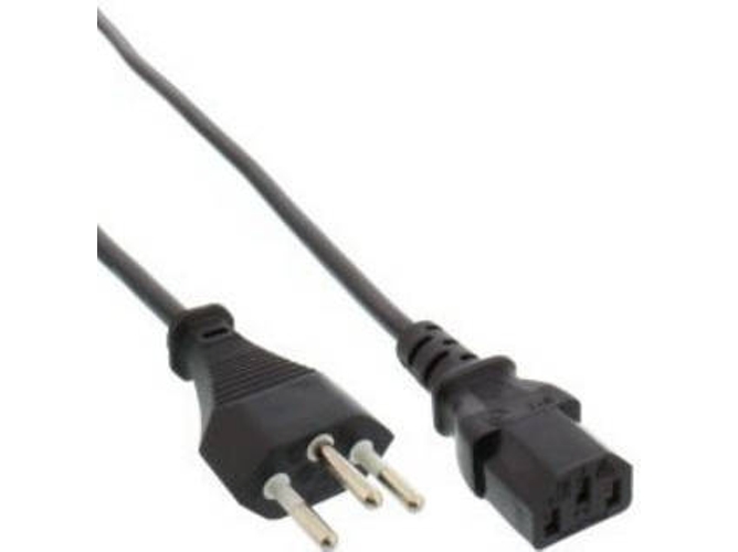 Cable de Alimentación INLINE (50 cm - Negro)