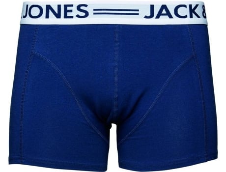 Boxers JACK & JONES Algodón Hombre (L - Azul)