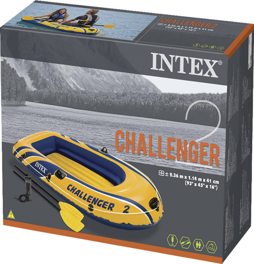 Barca Hinchable con Remos INTEX Challenger 2