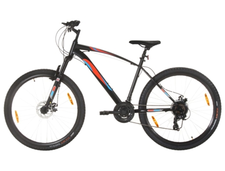 Bicicleta de montaña VIDAXL 21 velocidades 29 pulgadas rueda 48 cm negro