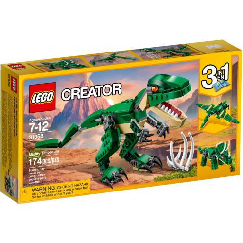 LEGO Creator 3 en 1: Dinosaurios feroces - 31058 (Edad Mínima: 7 - 174 Piezas)