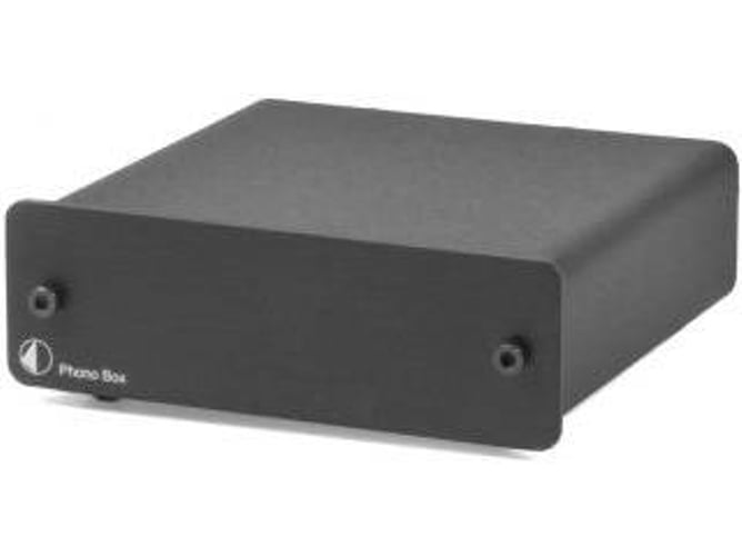 Project Phono Box negro previo de amplificador