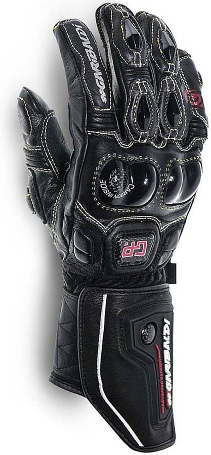 Guantes Unisex GARIBALDI Gladius Pro Negro para Motociclismo (XS)