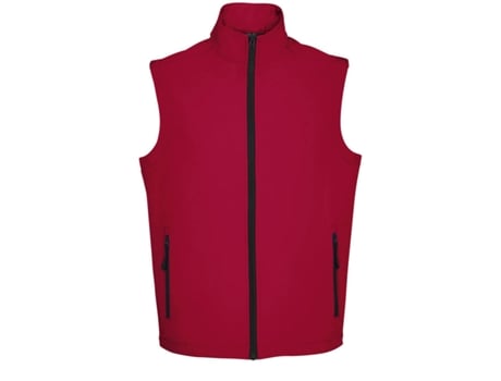 Chaleco SOL'S Race Bw Hombre (L - Rojo)