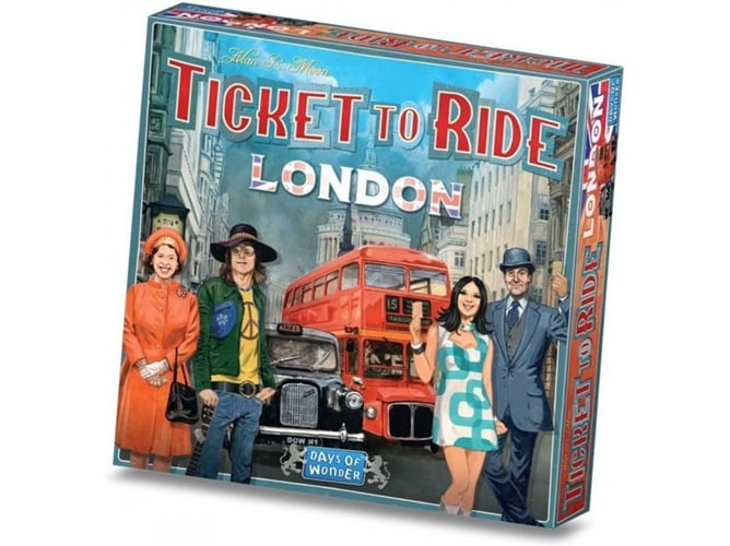 Juego De Mesa days of wonder ticket to ride london edad 8