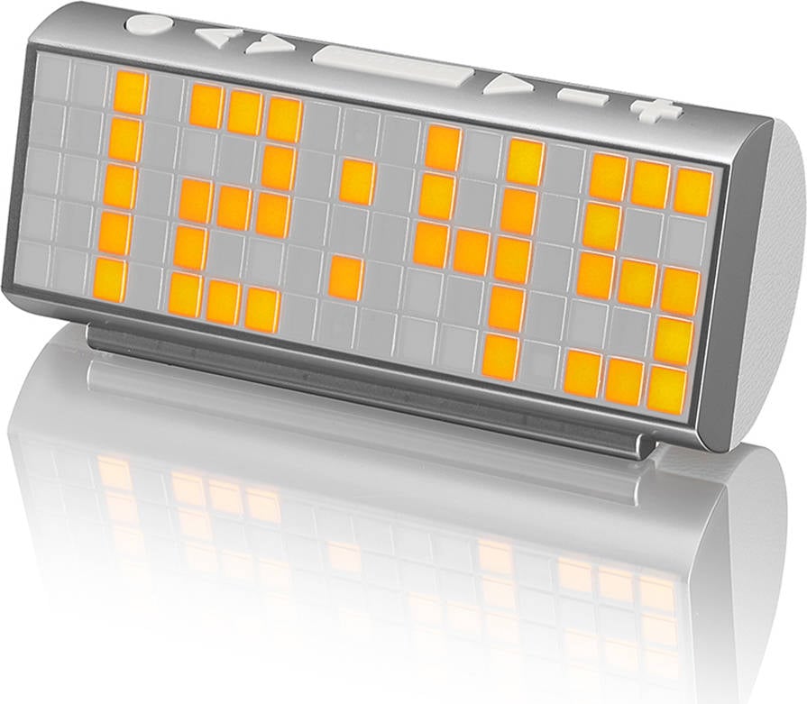 Radio Despertador SYTECH Dot Matrix (Gris)